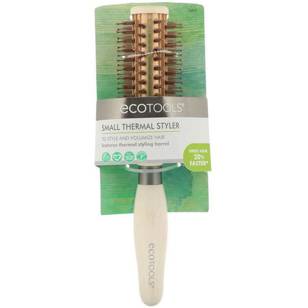 梳子, 髮刷: EcoTools, Small Thermal Styler Brush, 1 Brush