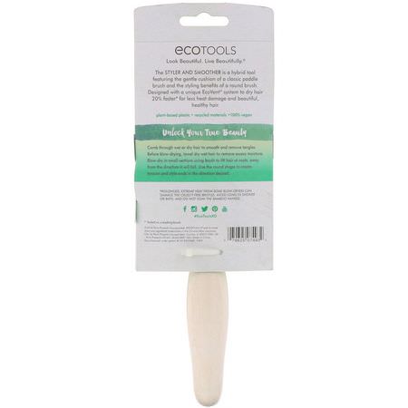 EcoTools Hair Brushes Combs - 梳子, 髮刷, 護髮, 沐浴