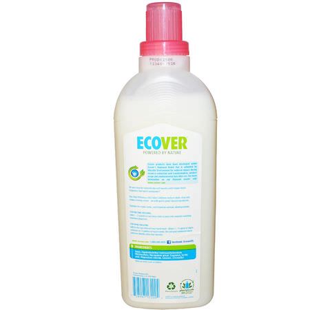 乾燥, 織物柔軟劑: Ecover, Natural Fabric Softener, Morning Fresh, 32 fl oz (946 ml)