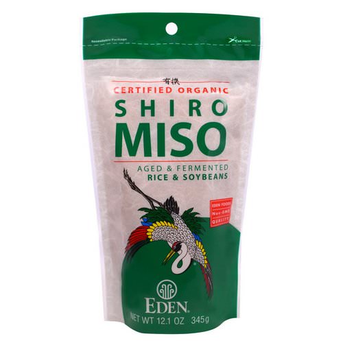 Eden Foods, Certified Organic Shiro Miso, 12.1 oz (345 g) Review