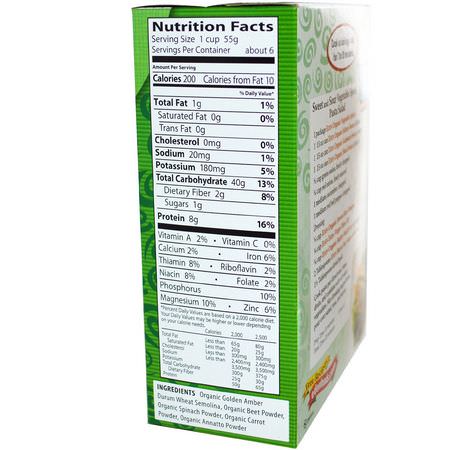 麵包, 穀物: Eden Foods, Organic Pasta, Vegetable Spirals, 12 oz (340 g)