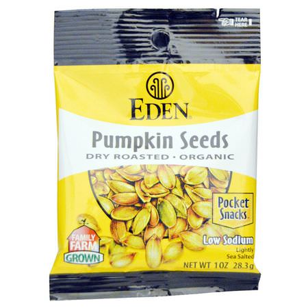 Eden Foods Pumpkin Seeds Pepitas Snacks - 小吃, Pepitas, 南瓜籽