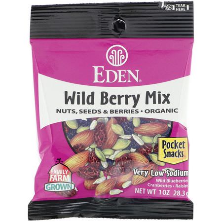 Eden Foods Mixed Nuts Trail Mix Snack Mixes - 零食, 零食, 踪跡混合, 混合堅果
