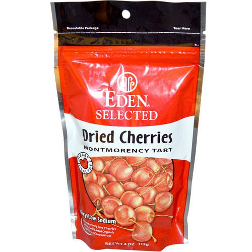 Eden Foods, Selected, Dried Cherries Montmorency Tart, 4 oz (113 g) Review