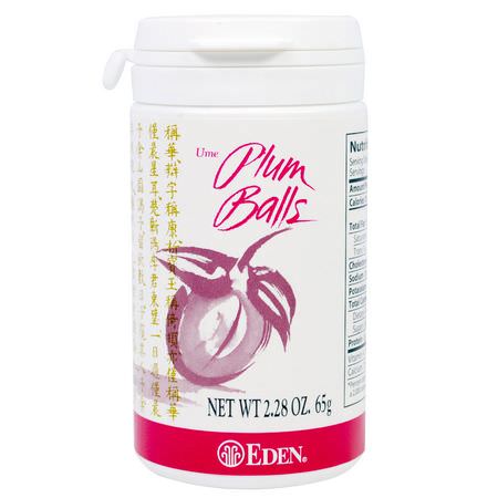 Eden Foods Plum Prunes - 李子, 李子, 超級食物