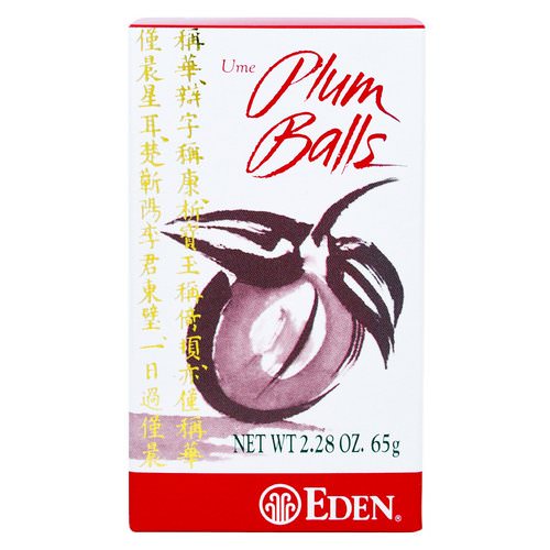 Eden Foods, Ume Plum Balls, 2.28 oz (65 g) Review