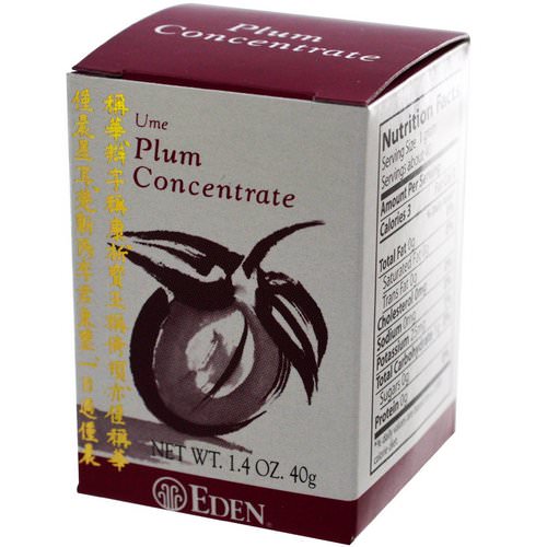 Eden Foods, Ume Plum Concentrate, 1.4 oz (40 g) Review