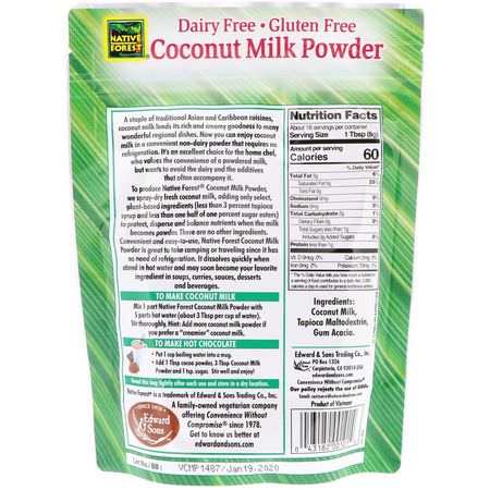 牛奶, 椰子水: Edward & Sons, Coconut Milk Powder, 5.25 oz (150 g)