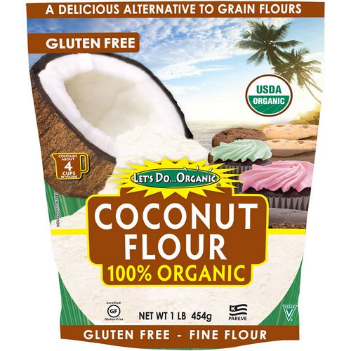 Edward & Sons, Let's Do Organic, 100% Organic Coconut Flour, 1 lb (454 g) Review