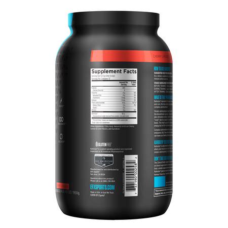 EFX Sports Carbohydrate Powders Condition Specific Formulas - 碳水化合物粉, 鍛煉後恢復, 運動營養