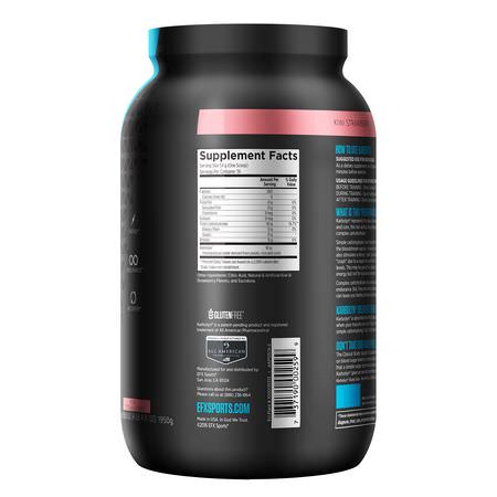 EFX Sports Carbohydrate Powders Condition Specific Formulas - 碳水化合物粉, 鍛煉後恢復, 運動營養