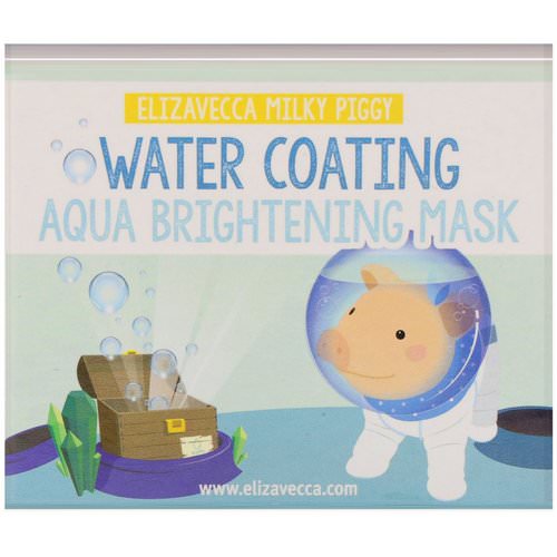 Elizavecca, Milky Piggy, Water Coating Aqua Brightening Mask, 3.53 oz (100 g) Review