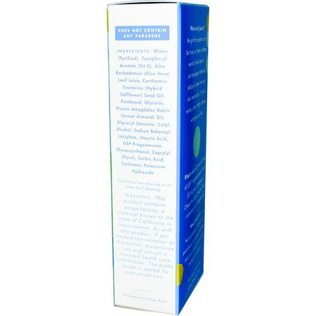 孕激素產品, 女性健康: Emerita, Pro-Gest, Balancing Cream, Fragrance-Free, 4 oz (112 g)