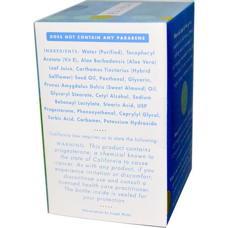孕激素產品, 婦女健康: Emerita, Pro-Gest, Balancing Cream, Fragrance Free, 48 Single-Use Packets, 2.2 oz (62 g)