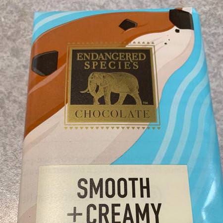 Endangered Species Chocolate, Smooth + Creamy Milk Chocolate, 3 oz (85 g)