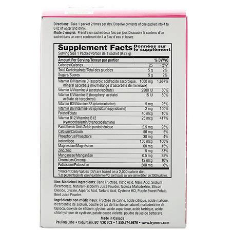 流感, 咳嗽: Ener-C, Vitamin C, Multivitamin Drink Mix, Raspberry, 30 Packets, 9.8 oz (277 g)
