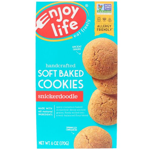 Enjoy Life Foods, Soft Baked Cookies, Snickerdoodle, 6 oz (170 g) Review