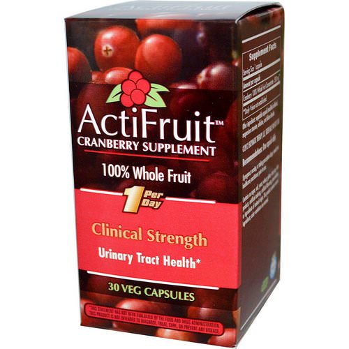 Enzymatic Therapy, ActiFruit Cranberry Supplement, 30 Veggie Caps Review
