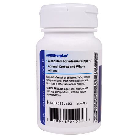 Enzymatic Therapy Adrenal - 腎上腺, 補品