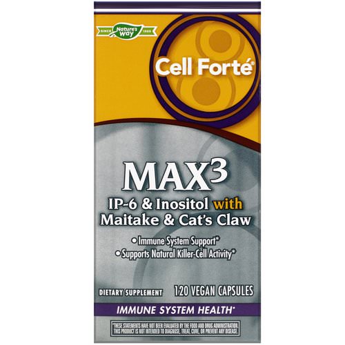 Nature's Way, Cell Forte MAX3, 120 Vegan Capsules Review