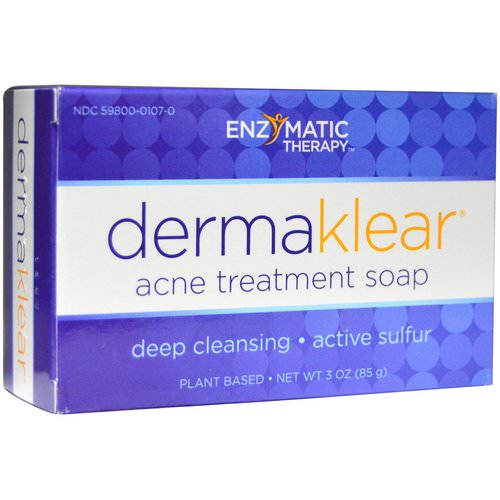 Enzymatic Therapy, DermaKlear Acne Treatment Soap, 3 oz (85 g) Review