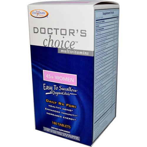 Enzymatic Therapy, Doctor's Choice Multivitamins, 45+ Women, 180 Tablets Review