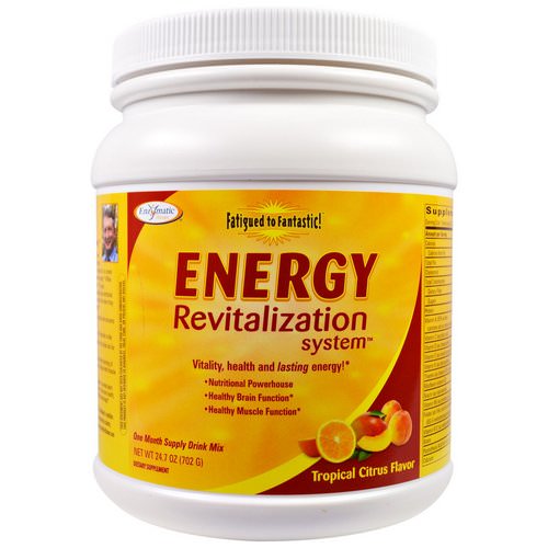 Enzymatic Therapy, Fatigued to Fantastic! Energy Revitalization System, Tropical Citrus Flavor, 1.5 lbs (702 g) Review