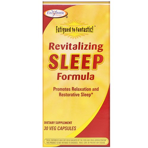 Enzymatic Therapy, Fatigued to Fantastic! Revitalizing Sleep Formula, 30 Veg Capsules Review