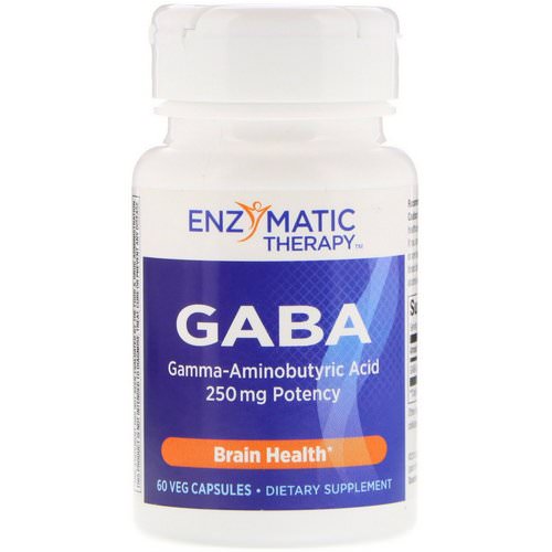 Enzymatic Therapy, GABA, 60 Veg Capsules Review