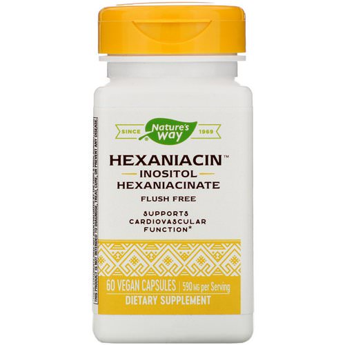 Nature's Way, HexaNiacin, 590 mg, 60 Vegan Capsules Review