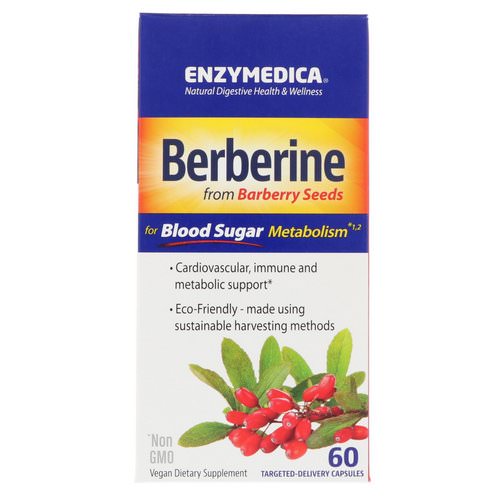 Enzymedica, Berberine, 60 Capsules Review