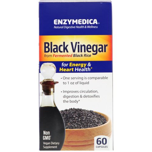 Enzymedica, Black Vinegar, 60 Capsules Review