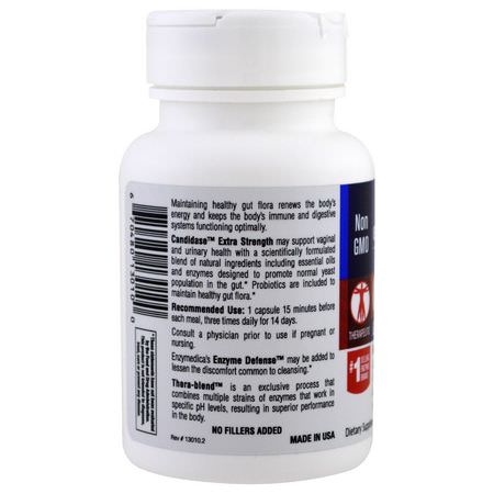 Enzymedica Candida Yeast Formulas - 酵母菌, 念珠菌, 婦女保健, 補品