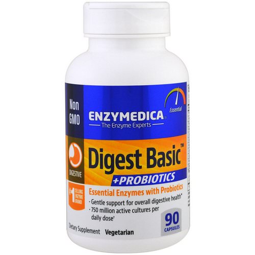 Enzymedica, Digest Basic + Probiotics, 90 Capsules Review