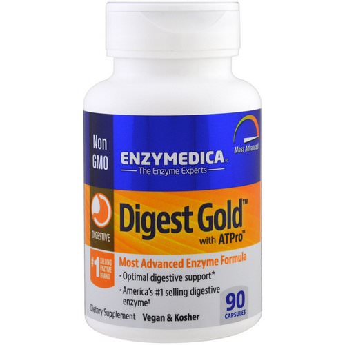 Enzymedica, Digest Gold with ATPro, 90 Capsules Review