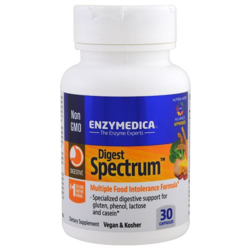 Enzymedica, Digest Spectrum, 30 Capsules Review