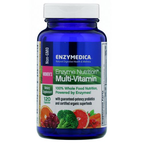 Enzymedica, Enzyme Nutrition Multi-Vitamin, Women's, 120 Capsules Review