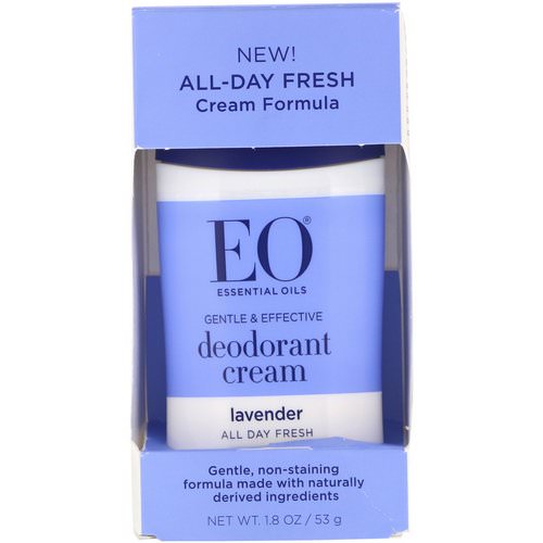 EO Products, Deodorant Cream, Lavender, 1.8 oz (53 g) Review
