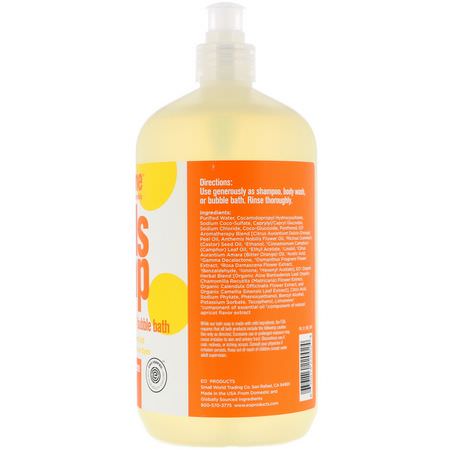 沐浴露, 嬰兒沐浴露: EO Products, Everyone for Every Body, Kids Soap, 3 in 1, Orange Squeeze, 32 fl oz (946 ml)