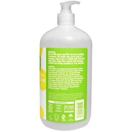 沐浴露, 嬰兒沐浴露: EO Products, Everyone Soap for Every Kid, Tropical Coconut Twist, 32 fl oz (946 ml)