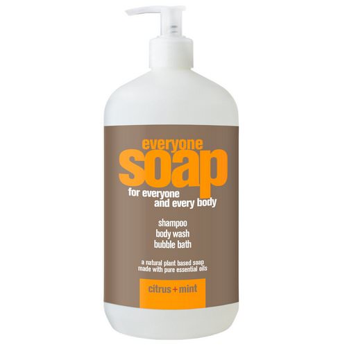 EO Products, Everyone Soap for Everyone and Every Body, Citrus + Mint, 32 fl oz (960 ml) Review