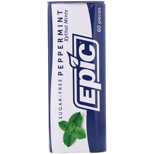 Epic Dental, Xylitol Mints, Peppermint, Sugar-Free, 60 Pieces Review