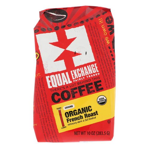 Equal Exchange, Organic, Coffee, French Roast, Ground, 10 oz (283.5 g) Review