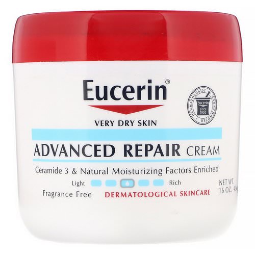 Eucerin, Advanced Repair Cream, Fragrance Free, 16 oz (454 g) Review