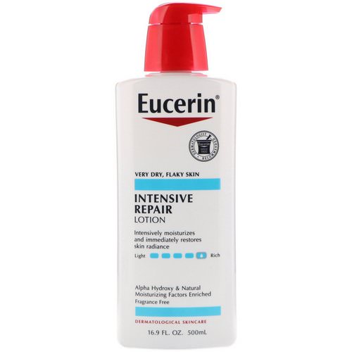 Eucerin, Intensive Repair Lotion, Fragrance Free, 16.9 fl oz (500 ml) Review