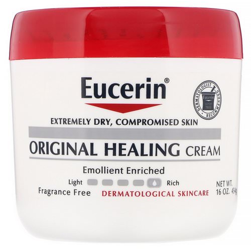 Eucerin, Original Healing Cream, For Extremely Dry, Compromised Skin, Fragrance Free, 16 oz (454 g) Review