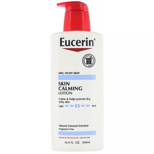 Eucerin, Skin Calming Lotion, Fragrance Free, 16.9 fl oz (500 ml) Review
