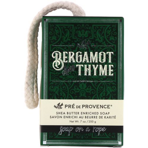 European Soaps, Pre de Provence, Soap On A Rope, Bergamot & Thyme, 7 oz (200 g) Review