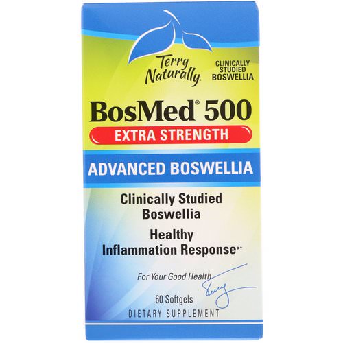 EuroPharma, Terry Naturally, BosMed 500, Extra Strength, Advanced Boswellia, 500 mg, 60 Softgels Review