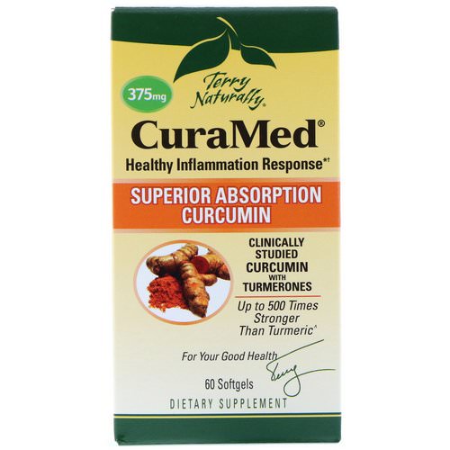 EuroPharma, Terry Naturally, CuraMed, 375 mg, 60 Softgels Review